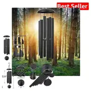 Extra Large 60" Waterproof Metal Wind Chimes – Soothing Deep Tones for Patios