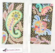 Hand-painted Needlepoint Canvas, Meredith Collection glasses case, 18" mesh, NEW