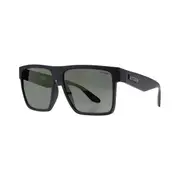 Liive Men’s Greed Polarised Sunglasses Matt Black with Grey Lens