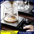 AU Digital Coffee Scale with Timer 3kg/0.1g Portable Coffee Scale Mini Coffee Sc