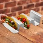 Taco Shell Holder Pancake Rack Rust Resistant Portable Corn Cake Holder for