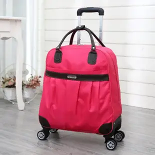 【悅生活】GoTrip微旅行--20吋法國時尚抓皺款拉桿行李袋(拉桿包 行李箱 防潑水 登機箱)