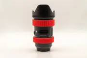 Follow Focus/Zoom Red Gear Ring Set for Sigma 18-35mm f1.8 DG HSM Art Lens