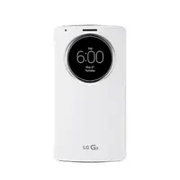 在飛比找森森購物網優惠-LG G3 D855 原廠視窗感應式皮套 白色/ 支援無線充