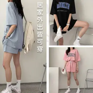 【QIDINA】買一送一 外出居家休閒套裝-A M-XXL(套裝女 休閒套裝 大尺碼睡衣 睡衣女)