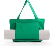 Travel Bags for Women Outdoor Yoga Shoulder Bag Pilates Mat Bag Canvas Handbag for Travel College Work