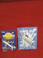 2x ERTL Air Force One efa NATO fighter 747 200B Presidential Metal DieCast plane
