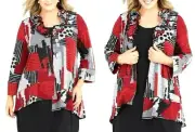 TS TAKING SHAPE plus sz XL / 24 Rising Sun Cardi cardigan warm cardy NWT rrp$140