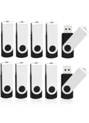 10 USB Flash Drive 16 gb Flash Drive Thumb Drive USB Drive Memory Stick Black