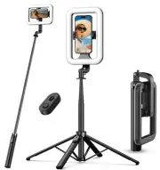 Selfie Ring Light with Tripod Stand & Extendable Selfie Stick for Phone