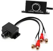 HOMSFOU Universal Car Audio Amplifier Bass Level Remote Volume Control 12v Input/Output Easy Install for Car Stereo