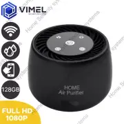 Home Wireless 128GB Air Purifier Camera Filtration Device IR Spy hidden