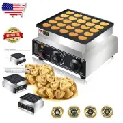 Stainless Steel Mini Pancake Maker - Creates 25 Heart-Shaped Pancakes in Minutes