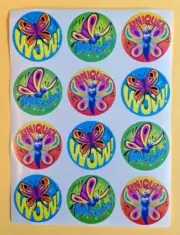 Vintage TREND Scratch & Sniff Stinky Sticker Sheet BUTTERFLY Scented 90s HTF WoW