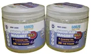 2 x Gonzo Natural Magic Odor Air Magnet Max Absorbing Gel Lavender Scent 397g