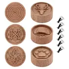 6 Pcs Car Essential Oil Diffuser Easy to Use Wood Car Air Freshener Portable