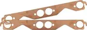 Aeroflow Sbc Round Exhaust Gaskets Copper Embossed 350 Chev Smallpair Aeroflow - AF1854-1204
