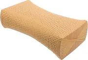 Beavorty Simulated Rattan Sauna Pillow Woven Neck Pillow for Neck and Back Comfort During Spa Sessions