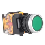 3X(LA38-11/203 Push Button Momentary Heavy Duty Switch Green B3X7)5834