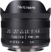 7artisans 7.5mm F2.8 II V2.0 APS-C Format Fisheye Lens for Sony E-Mount Cameras