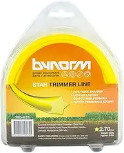 Bynorm Star Trimmer Line, 2.7 mm Size, Yellow
