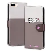 For iPhone 7Plus /8Plus Wallet Case,3 Credit Card Slot ID Card Holder,PU Leather Flip Case with Strap - Pink