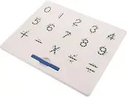 Magnetic Writing Board for Educational Number Board Portable Learning Tool for Fine Motor Skills Development and Creative Play Design for Travel and Outdoor Activities