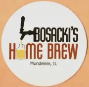 Bosacki's Home Brew Beer Coaster Mundelein IL