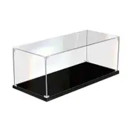 Acrylic Display Case for 1:18 Diecast Car Model Figure Storage Box Dust Proof Glue Free