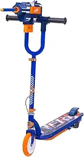 NERF Kids Electric Scooter - Kick Scooter, NERF Blaster, Fires Up to 60 Feet, Adjustable Height, Anti-Slip Deck, Rear Brake, E Scooter for Kids, Kids Scooter, Outdoor Toys, Ages 8+, Up to 185 lbs