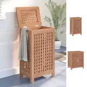 Solid Wood Teak Wash Bin Hamper Clothes Basket 35x25x60 cm/50x35x60 cm vidaXL