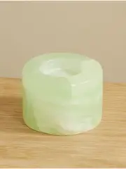 [JIA JIA] JIA JIA - Calcite Candle Holder - Green - One size One size Green