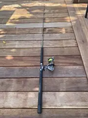 Jarvis Walker Tuff Tip GB 6601 TLM Spinning Boat Rod 2.00m 1/P 6-10kg + Reel