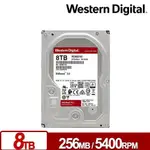 WD威騰 紅標PLUS 8TB 3.5吋NAS硬碟(WD80EFAX)