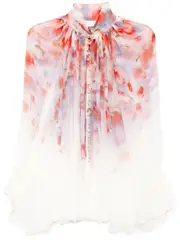 [ZIMMERMANN] Crush smock blouse 1 Purple