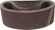 Gatuida Belt Sander Paper Assorted Pack 12 Sanding Belts in Grits for Multi-purpose Use