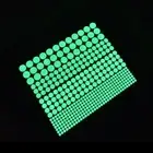Decals Luminous stickers Art DIY Glow in the dark Fluorescent Round Bedroom