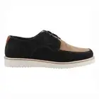 Hush Puppies Orion Mens MEMORY FOAM Smart Casual Comfort Suede Shoes Black