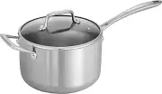 Covered Sauce Pan Tri-Ply Clad (4 Qt) 80116/036DS