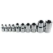 1/4”, 3/8” and 1/2” Dr. Star Socket Set, 10 pc. 178 ATD 178 663126001780 Metal