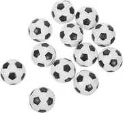 HANABASS 12pcs Foosball Table Balls Durable Soccer Game Accessories for Tabletop Football Matches Smooth Gameplay Experience Reliable Resin Material for Home Office Use