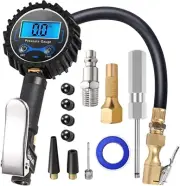 Tyre Inflator, Digital Tire Inflator with Tire Pressure Gauge, 250 PSI Air Ch...
