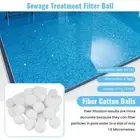 Swimming Pool Filter Balls Portable White Cotton Clean Fish Tank Filter Material