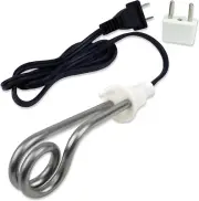 Immersion Water Heater Electric Camping Accessories - 300W - 120/240V - Dual Vol