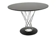 SK Designer Living | Replica Isamu Noguchi Cyclone Round Dining Table | Black | 100cm
