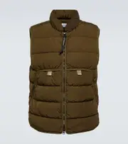 [C.P. Company] C.P. Company Eco-Chrome R puffer vest AU 87 green