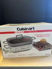 Cuisinart GR-MC3CB STACK5 Multifunctional Grill with Glass Lid GR-M3CB