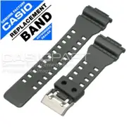 Genuine Casio Grey Rubber Watch Band Strap for G-Shock GA-100C-8A GA-110TS-1A4