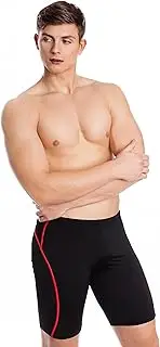 [Aqua Speed] Men's Blake Aquashorts Swim Shorts, Black, Medium