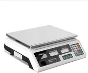 Digital Kitchen 40KG Weighing Scales Platform Scales White LCD Accurate Food Scale